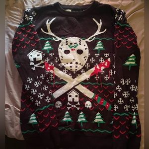 Jason Voorhees Xmas sweater